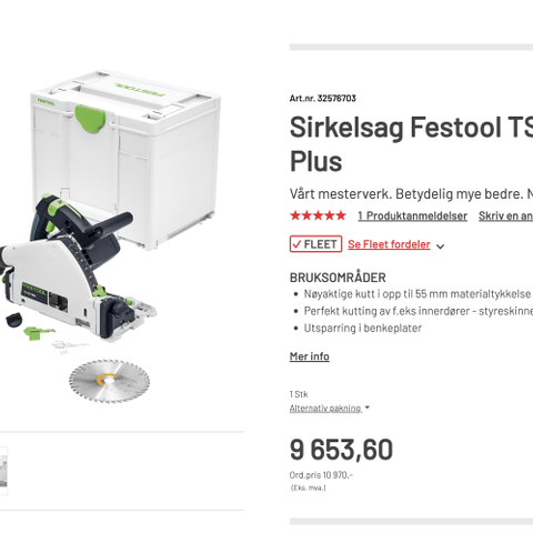 Festool TS 55 Sirkelsag