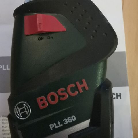 Bosch PLL360 laservater selges. Sirkellaser linjelaser krysslaser