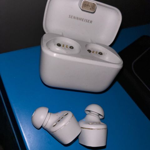 Sennheiser cx400 headset in ear.