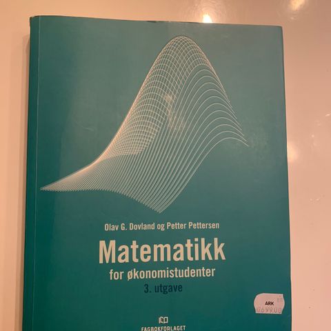 Matematikk for økonomistudenter