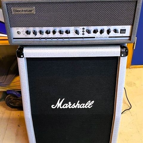 Marshall 2536A Silver Jubilee + Blackstar Silverline Deluxe 100w