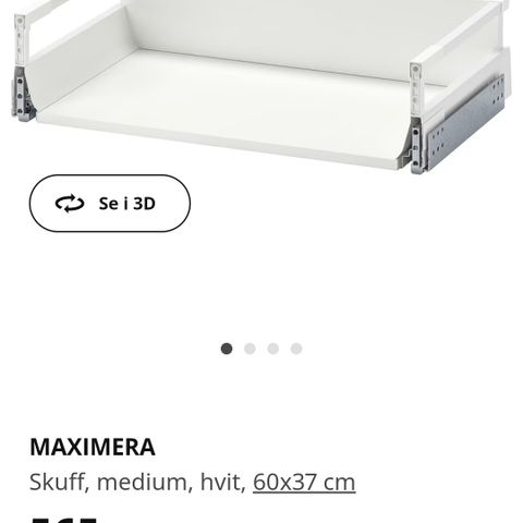 Maximera skuff 60×37