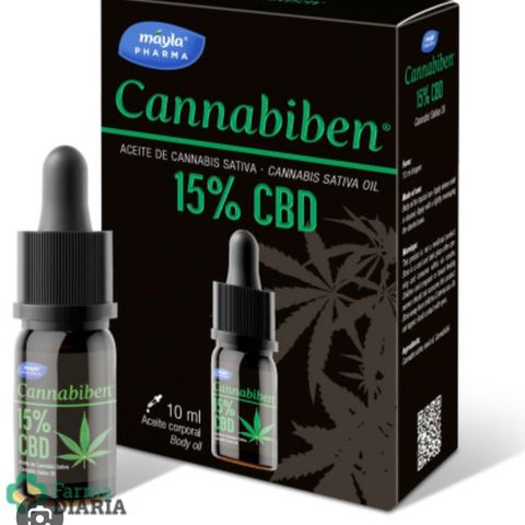 Mayla Pharma Canabiben Olje 15%