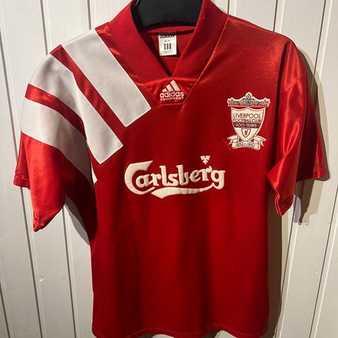 Vintage Liverpool 1992-93 centenary fotballdrakt