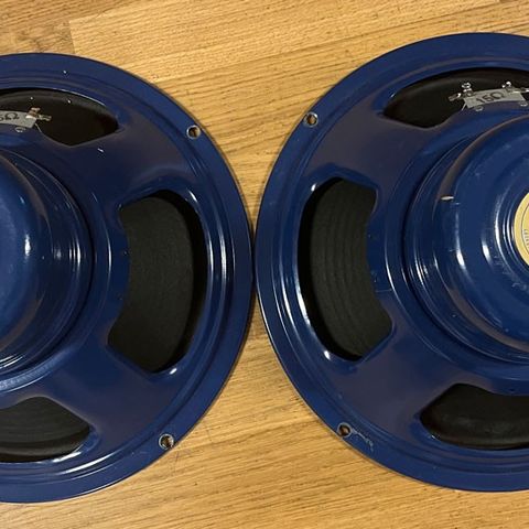 2 stk 15ohm Celestion Blue AlNico 12"