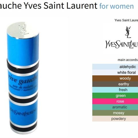 Yves Sait Laurent Rive Gauche Eau De Toilette Vaporisateur 100 ml - Ny 🌸