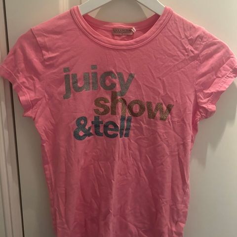 Rosa juicy couture t-skjorte