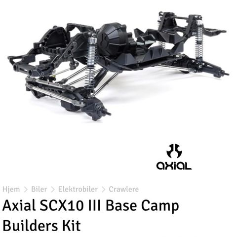 Axial SCX 10 III Base Camp Builders Kit