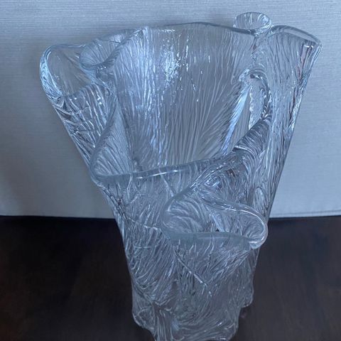 Vase Furu fra Hadeland glassverk 24 cm