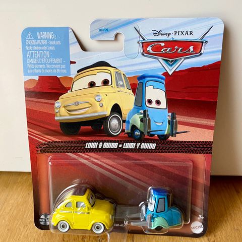 Ny Disney Cars Guido og Luigi i eske