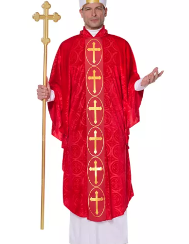 Bishop Biskop kostyme Halloween voksen størrelse one size fits most