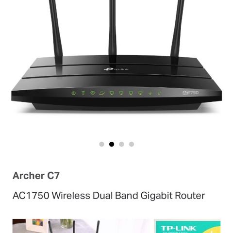 Ruter - Archer C7 AC1750 Wireless Dual Band Gigabit Router