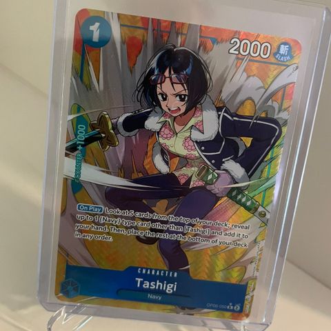 One Piece tcg op-06 Tashigi Alternate Art