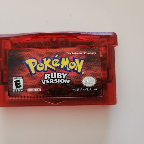 Pokemon Ruby (Game boy advance/GBA, NTSC)