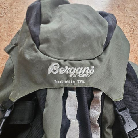 Bergans tursekk 75l