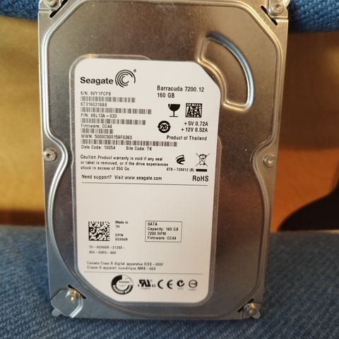 Seagate Barracuda 160GB SATA HDD