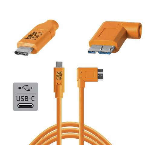 TetherPro kabel USB-C til 3.0 Micro-B 4,6 meter