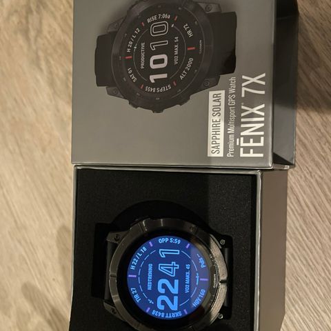 Garmin Fenix 7X Sapphire Solar