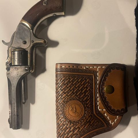 Antikk Smith & Wesson revolver kaliber .22 Short