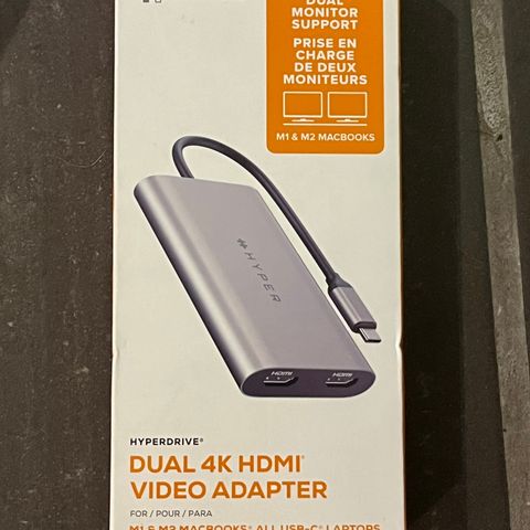 HDMI 4K Dual video adapter.