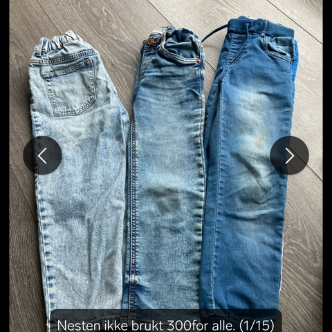 Jeans til gutt, som ny.