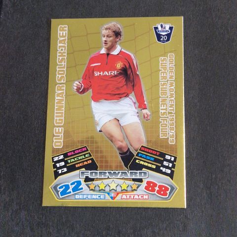 Ole Gunnar Solskjaer Golden Moment 1998/99 Super Sub Nets Four Manchester United