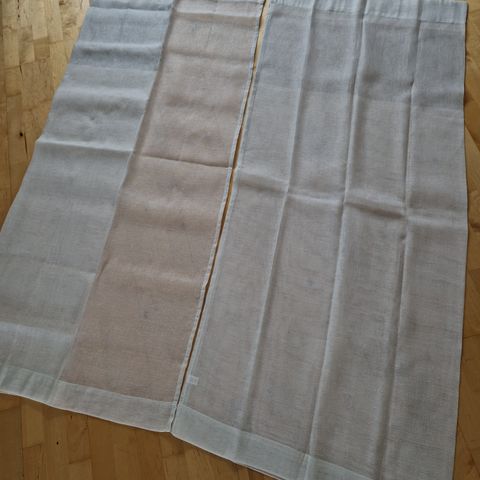 Gardiner, 160 cm lengde, polyester/lin