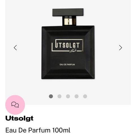 Utsolgt parfyme 100ml uåpnet.