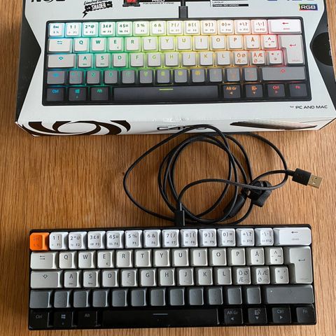 NOS Shader keyboard C450 RGB lysende for gaming