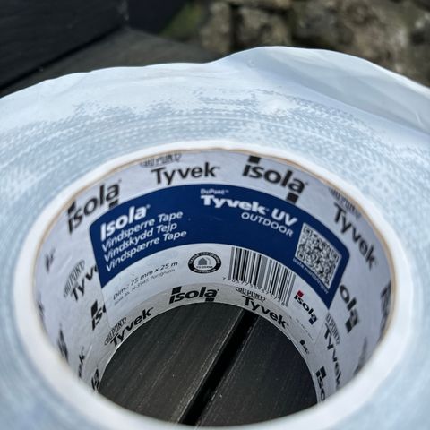 ISOLA tyvek 75mmx 25meter 1 stk