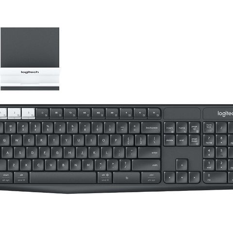 Logitech K375s trådløst tastatur + stativ