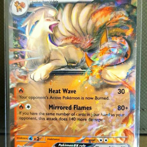 Ninetales Ex #38 - Pokemon Scarlet & Violet 151