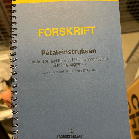 Påtaleinstruksen særtrykk