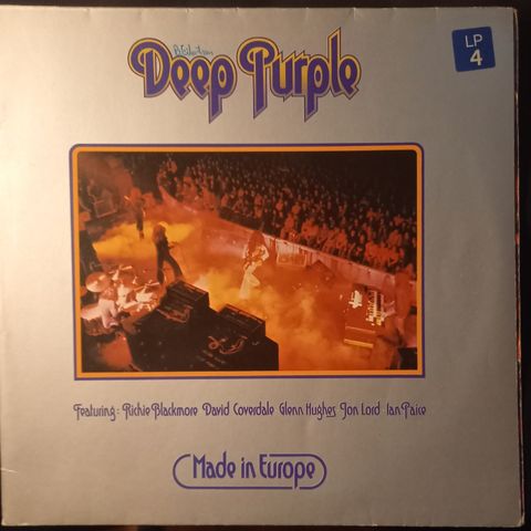 Deep purple made in europe lp 1976