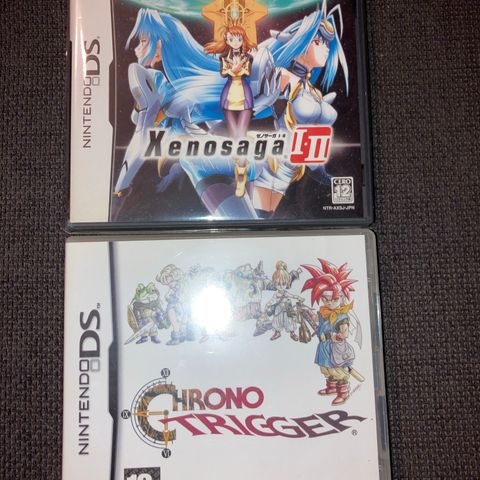 Chrono trigger (EUR) og Xenosaga 1-2 (JAP)