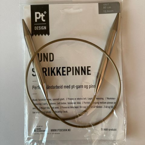 Rundpinne 12 mm 80 cm