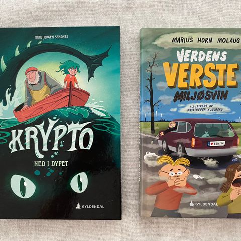 Bøker: «Ned i dypet - Krypto 1» og «Verdens verste miljøsvin» selges samlet