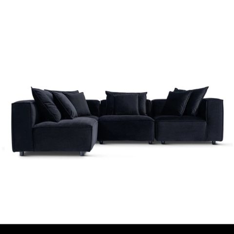 Hugna bloksberg velour sofa