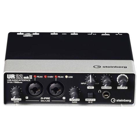 Steinberg UR22 MkII USB Audio Interface (MED ESKE)- Knallbra bærbart lydkort