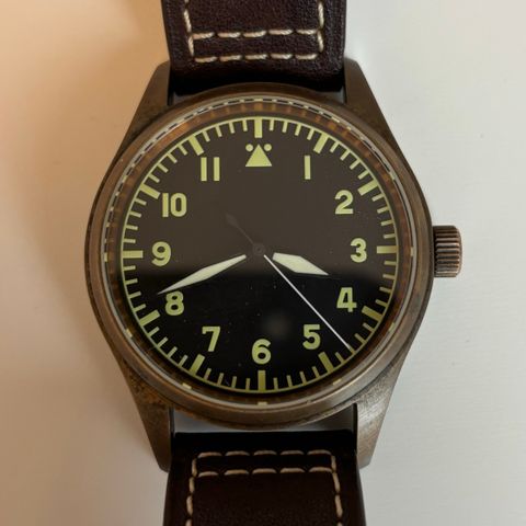 San Martin pilot bronse klokke