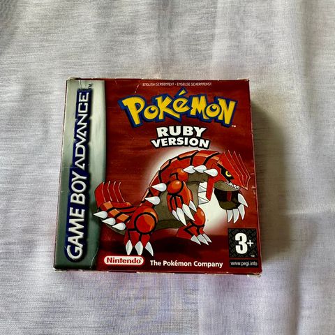 Pokémon RUBY VERSION - GameBoy Advance (GBA)