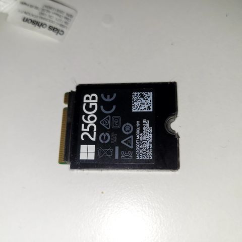 256GB M.2 2230 Gen 3 SSD for Microsoft Surface