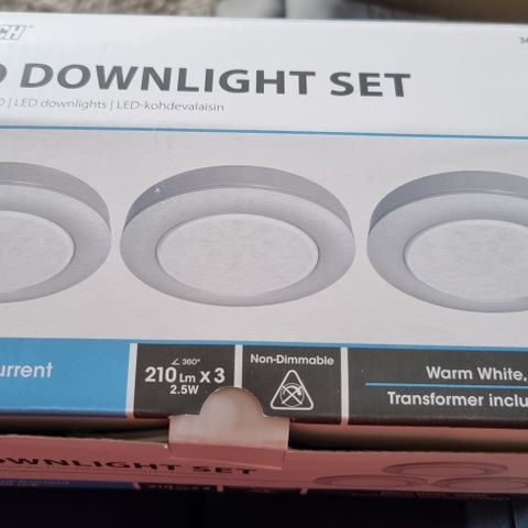 Led downlight set