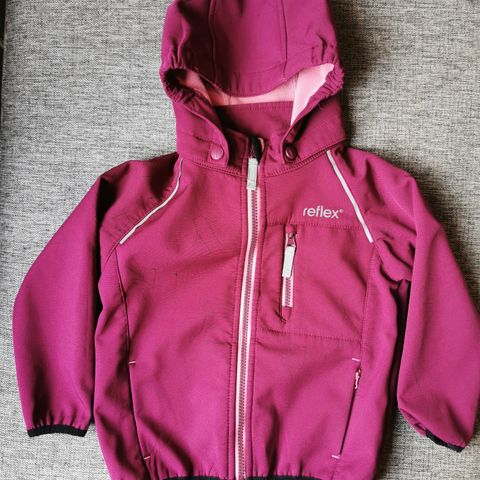 Reflex softshell jakke str. 98 / 3 år