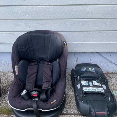 Bilstol BeSafe med base, isofix