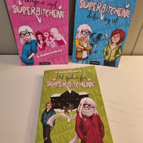 Superbitchene. A. Audhild Solberg. 30 pr bok