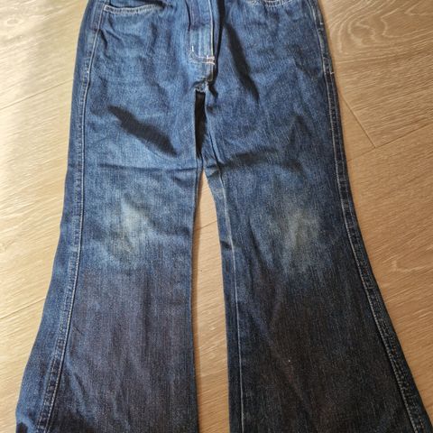 Jeans slengbukse