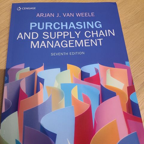 Purchasing and Supply Chain Management,  Arjan j. Van Weele