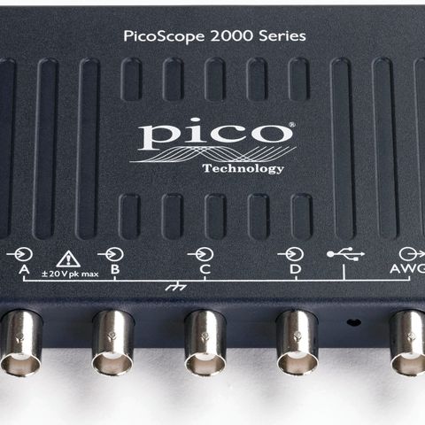 PICOSCOPE 2405A - PC Oscilloscope, 4x 25MHz, 500MSPS, Pico Technology