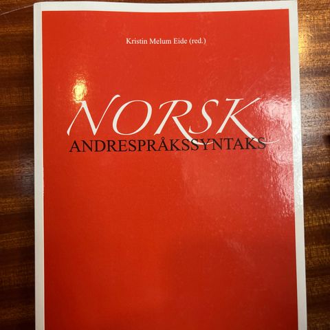 Norsk andrespråkssyntaks